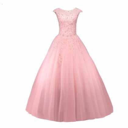 New Arrival Flesh Pink Prom Dresses..
