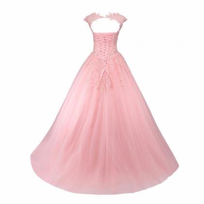 New Arrival Flesh Pink Prom Dresses..