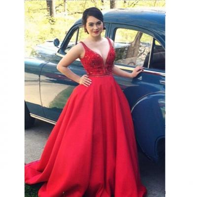 Charming Prom Dress,Red Prom Dress,Long Prom Dress,Sexy Prom Dresses