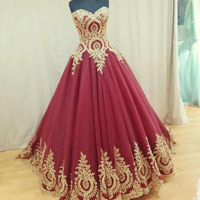 Charming Prom Dress,Ball Gown Prom Dresses,Sexy Prom Dress,Appliques Evening Dress,Long Evening Dress,Wedding Party Dress,Formal Gown
