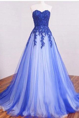 royal blue ballroom dresses
