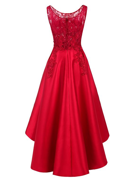 Charming Prom Dress, Appliques Prom Dresses, Red Homecoming Dress, Prom ...