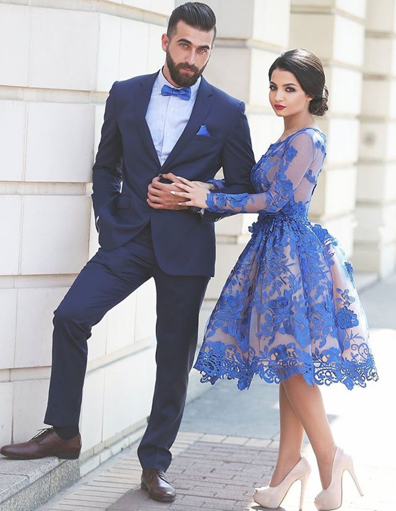 blue prom outfits