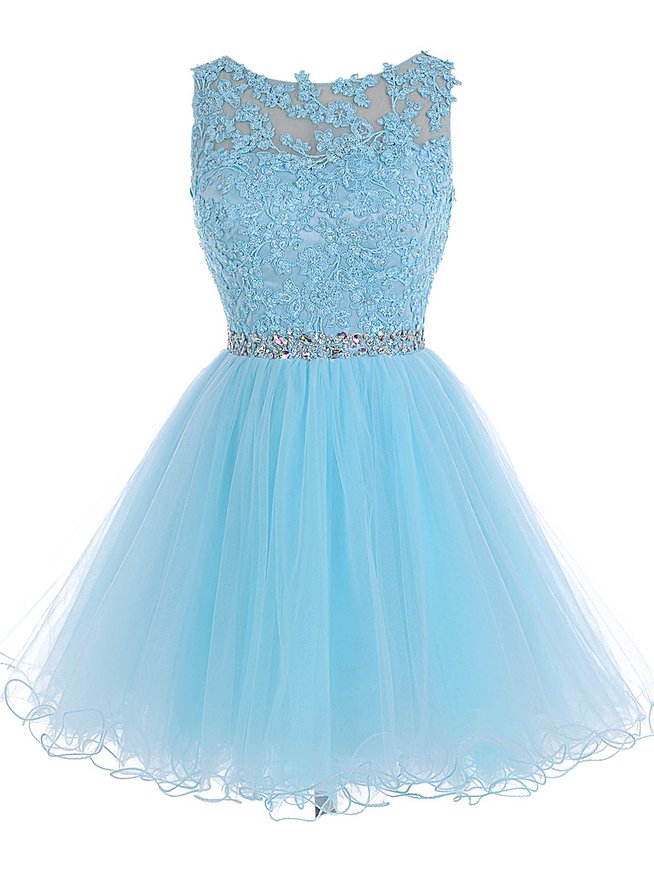light blue fancy dress