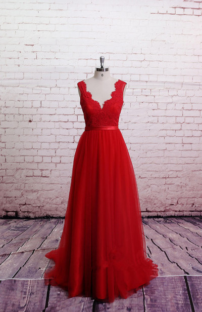 Charming Prom Dress, V Neck Red Prom Dress,Sexy Prom Dresses, See Though Prom Dresses,Long Evening Dress,Evening Dresses,Formal Gown