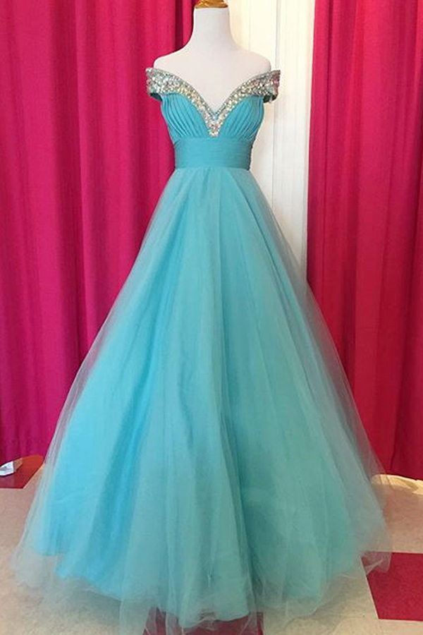 Charming Prom Dress, Sexy Prom Dresses,Long Prom Dress,Off Shoulder Prom Dress,Blue Evening