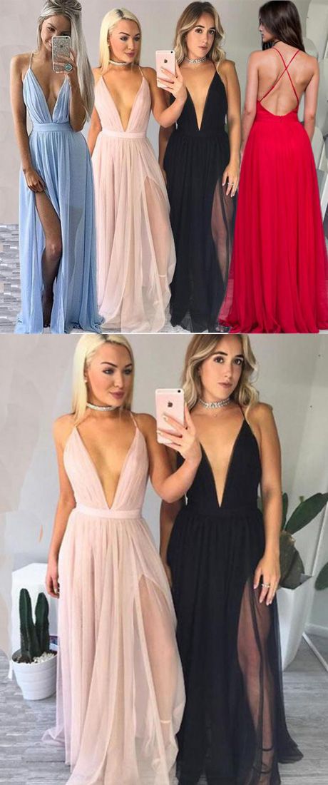 Semi Formal Dresses with Slit