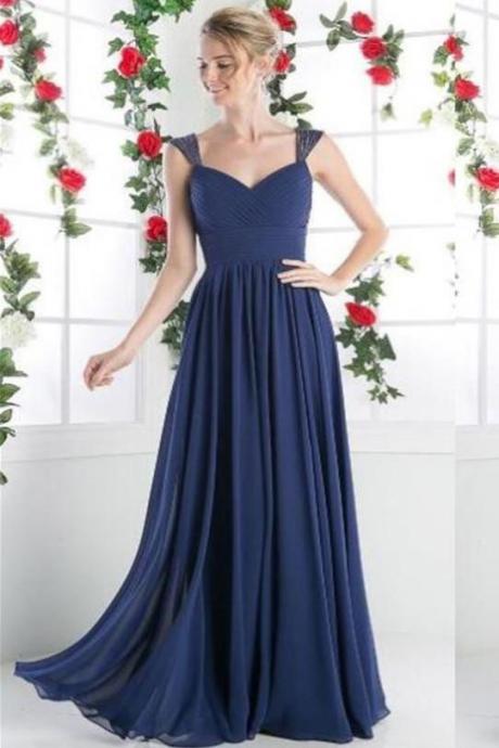 Fresh Blue Tulle One Shoulder A-line Long Prom Dress With Appliques on ...
