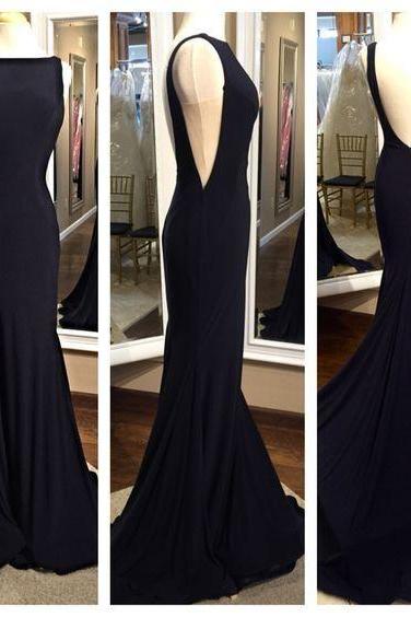 Bg58 Charming Prom Dress,Black Prom Dress,Backless Prom Dress,Women Formal Dress,Long Evening Gown