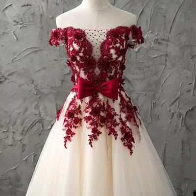 Charming Prom Dress, A Line Prom Dresses, Elegant Homecoming Dress ...