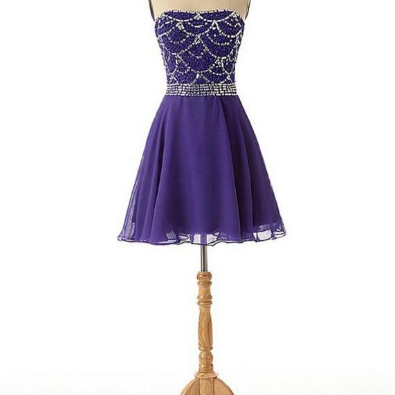 Bg1159 Strapless Dress,Tulle Dresses ,Short Prom