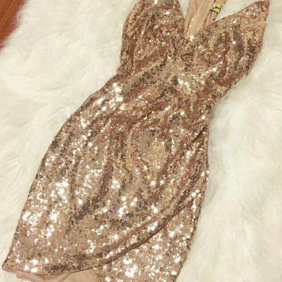 Sexy Prom Dress,Sequined Prom Dress,Short Dress For Prom,Prom Party ...